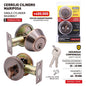 Lock - Deadbolt - SGL #D-101B-AC [24]