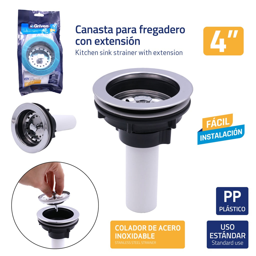 Waste/Strainer - Kitchen #9A145-P10072-S [50]