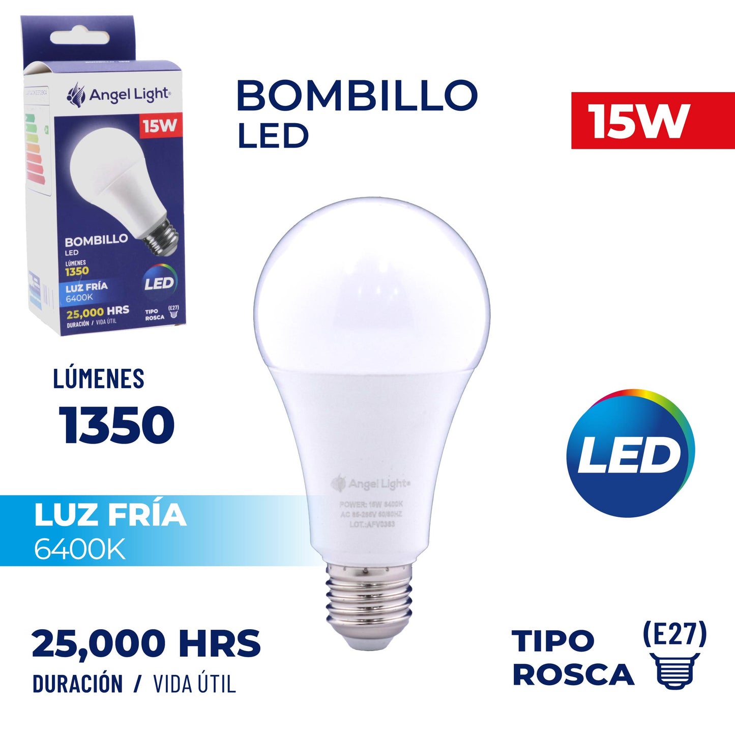 Bulb LED - 15w #A105-TLP-15W-B [100]