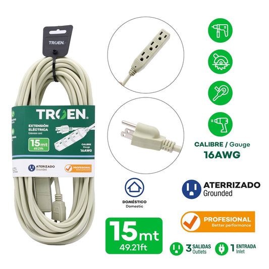 Cord - Ext - 15m #A136-R02714-15 [12]