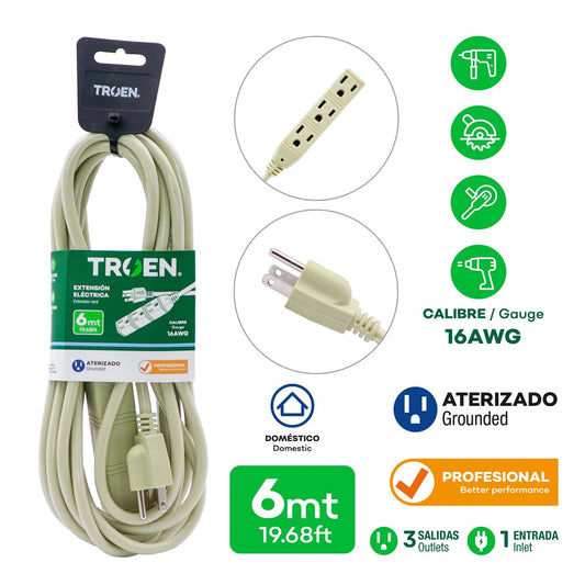 Cord - Ext - 6m #A136-RO2714-6 [20]