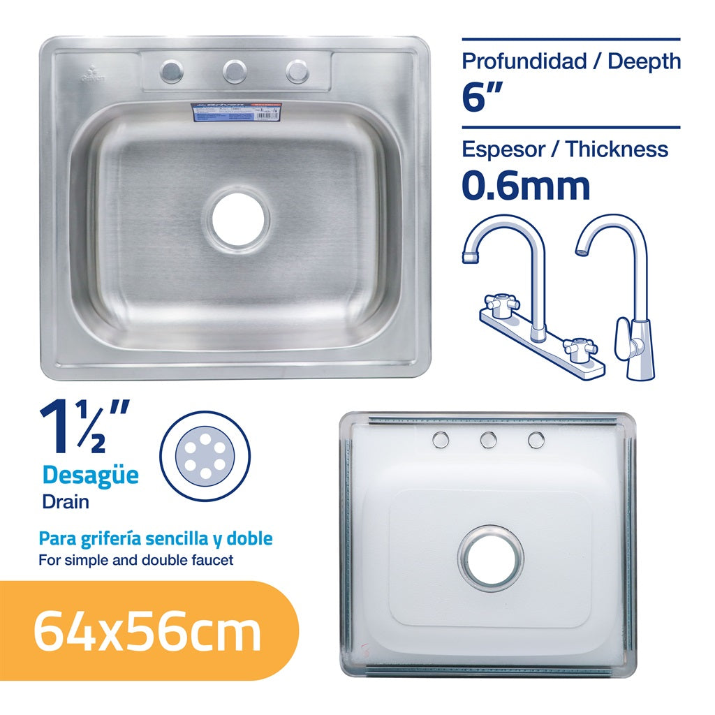Sink - 25"x22" #A367-6456 [5]