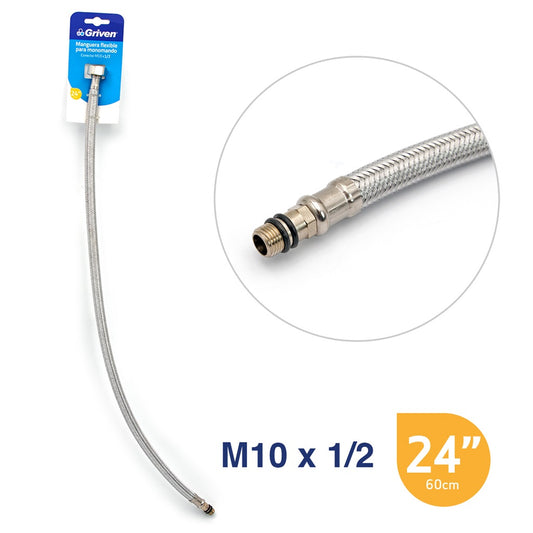 Flex Hose - M10x1/2" #A367-HFA60-1-2 [100]