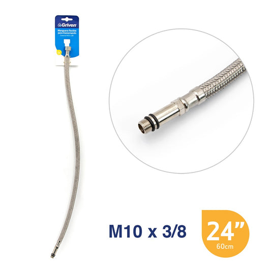 Flex Hose - M10x3/8" #A367-HSB60-3-8 [100]