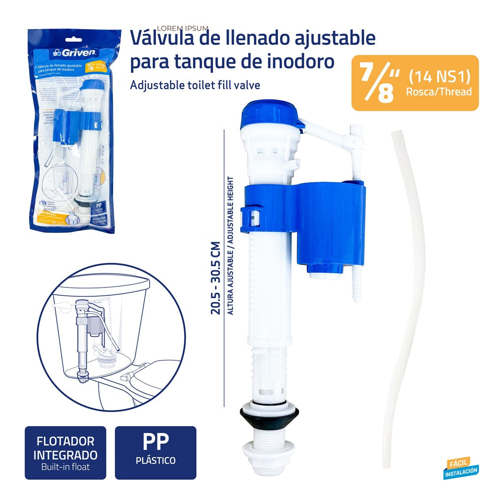 Inlet Valve - Toilet #A367-MP016 [50]