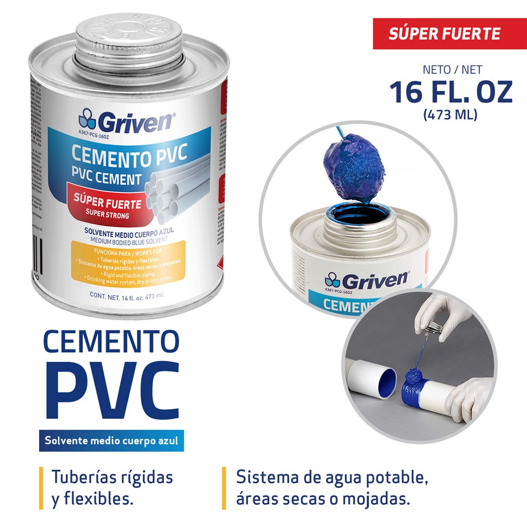 Cement PVC - 16oz #A367-PCG-16OZ [12]