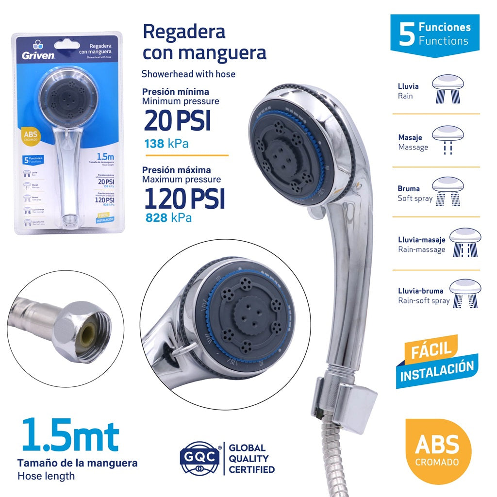 Shower Head + Hose #A367-SH9014 [24]