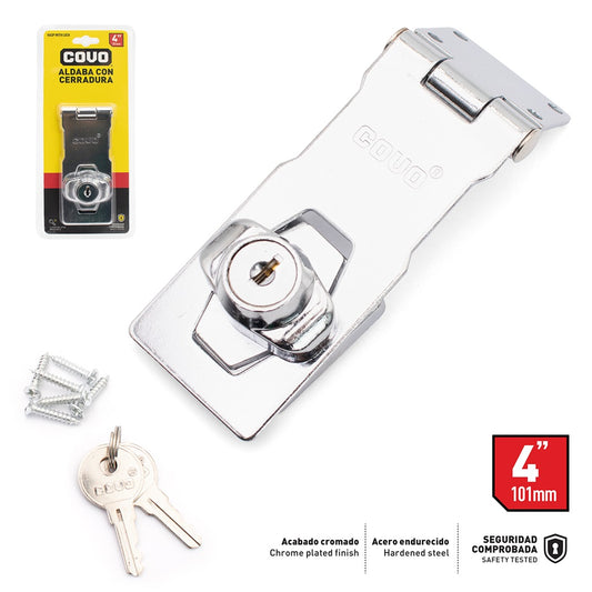 Lock Hasp - 4" #CV-HSL-4 [12/60]
