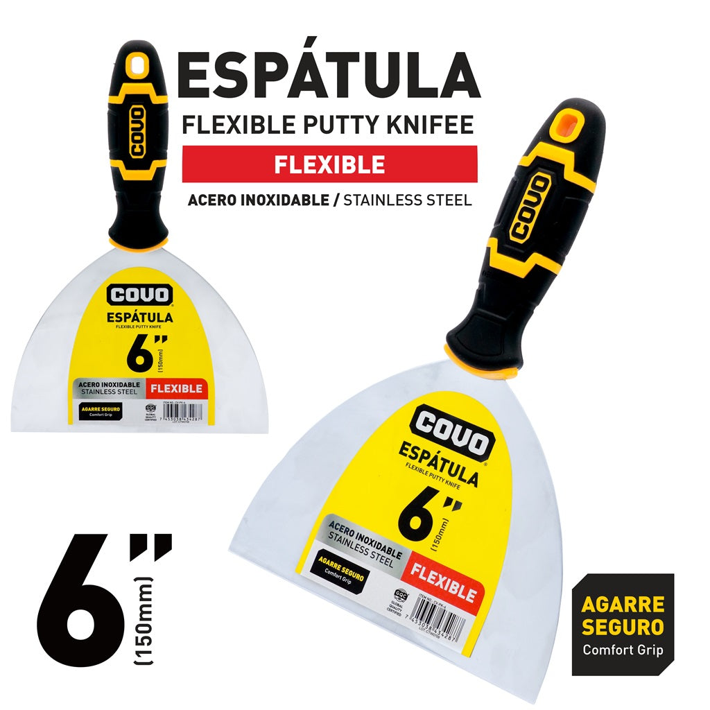 Putty Knife - 6" #CV-PK-6 [12/120]