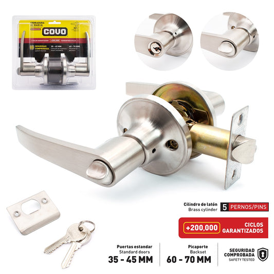 Lock - Entry Lever #DL-6411B-SN [24]