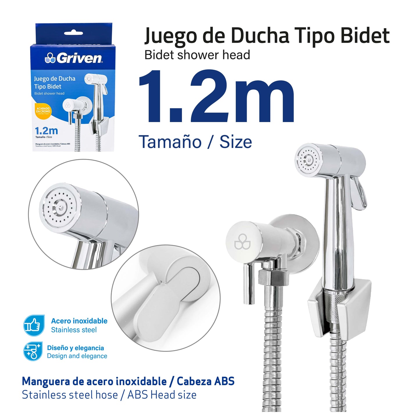 Shower Head + Hose - Bidet #GV-CF995 [24]