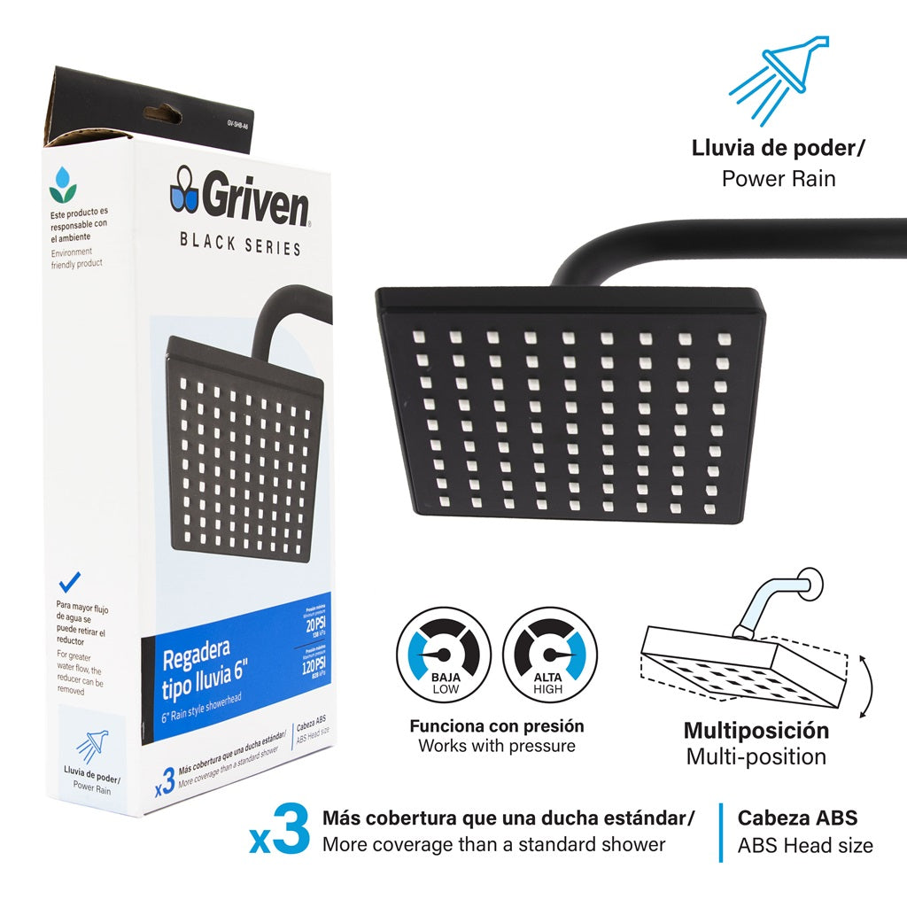 Shower Head - 6" #GV-SHB-A6 [12]