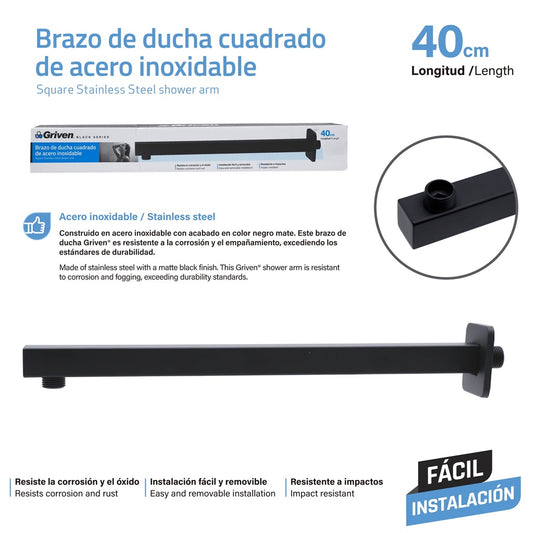 Arm - Shower - 40cm #GV-SHB4-S [20]