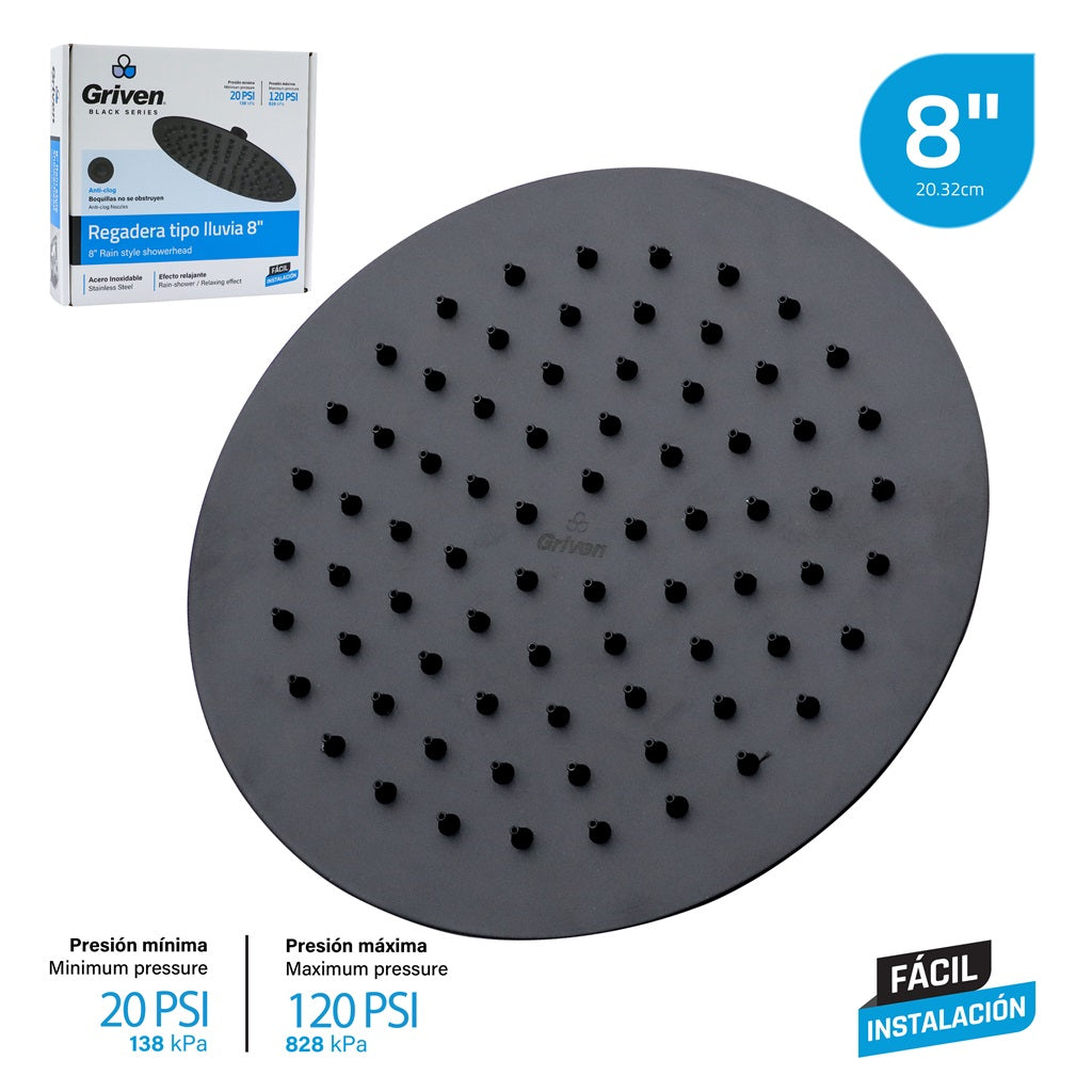 Shower Head - 8" #GV-SHB8-R [10]