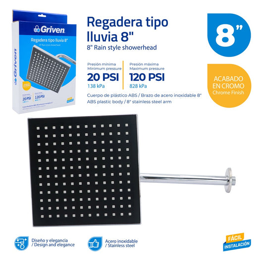Shower Head - 8" #GV-SHC-A8 [12]