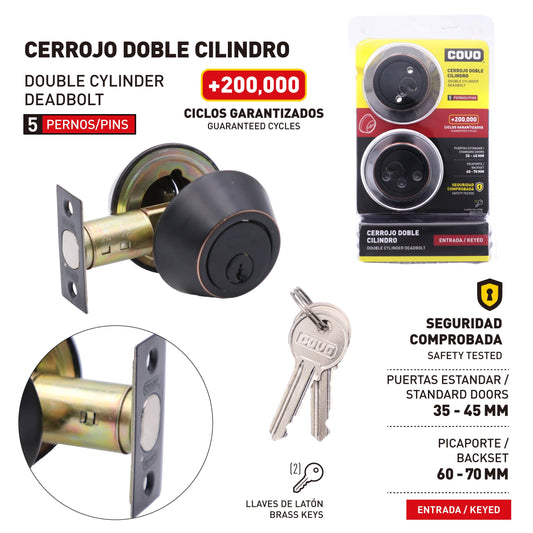 Lock - Deadbolt - DBL #JM-102B-ORB [24]