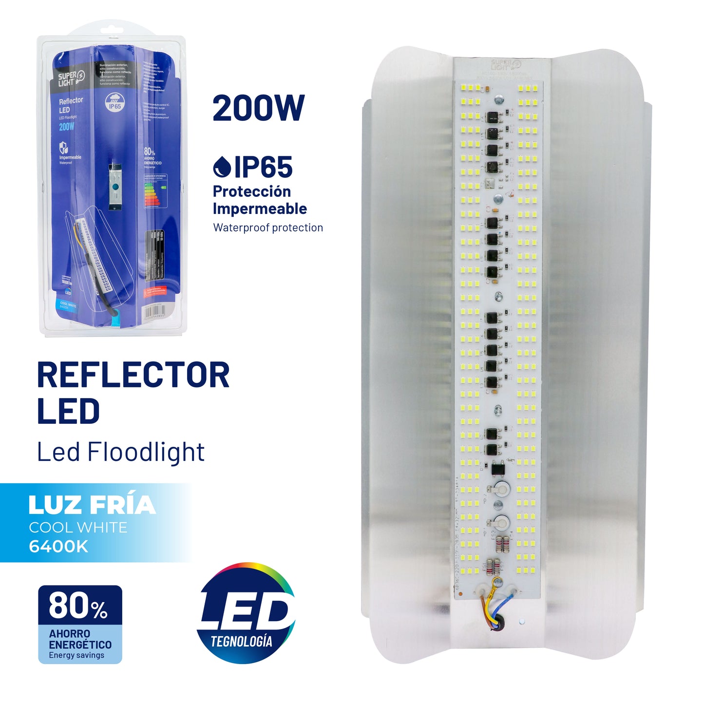 Floodlight LED - 200w #M63-DWD-200W [30]