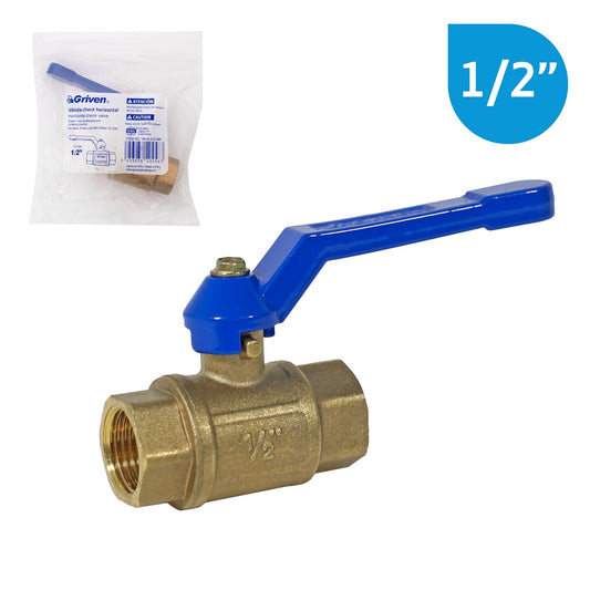 Ball Valve - 1/2" Metal #VA-B-210-BR [96]